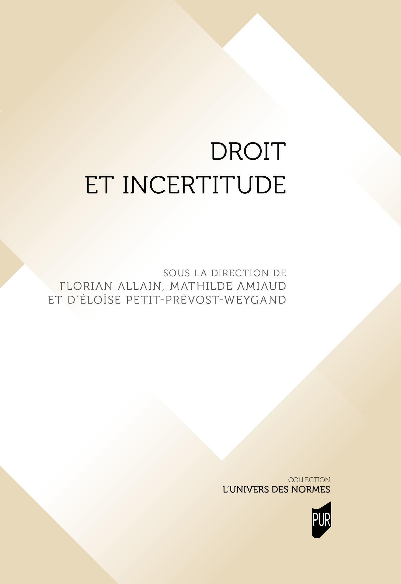 Droit et incertitude