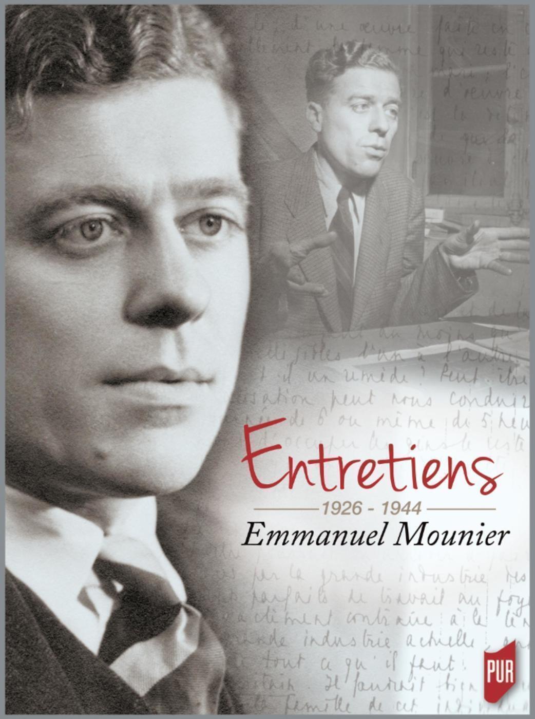 Entretiens Emmanuel Mounier