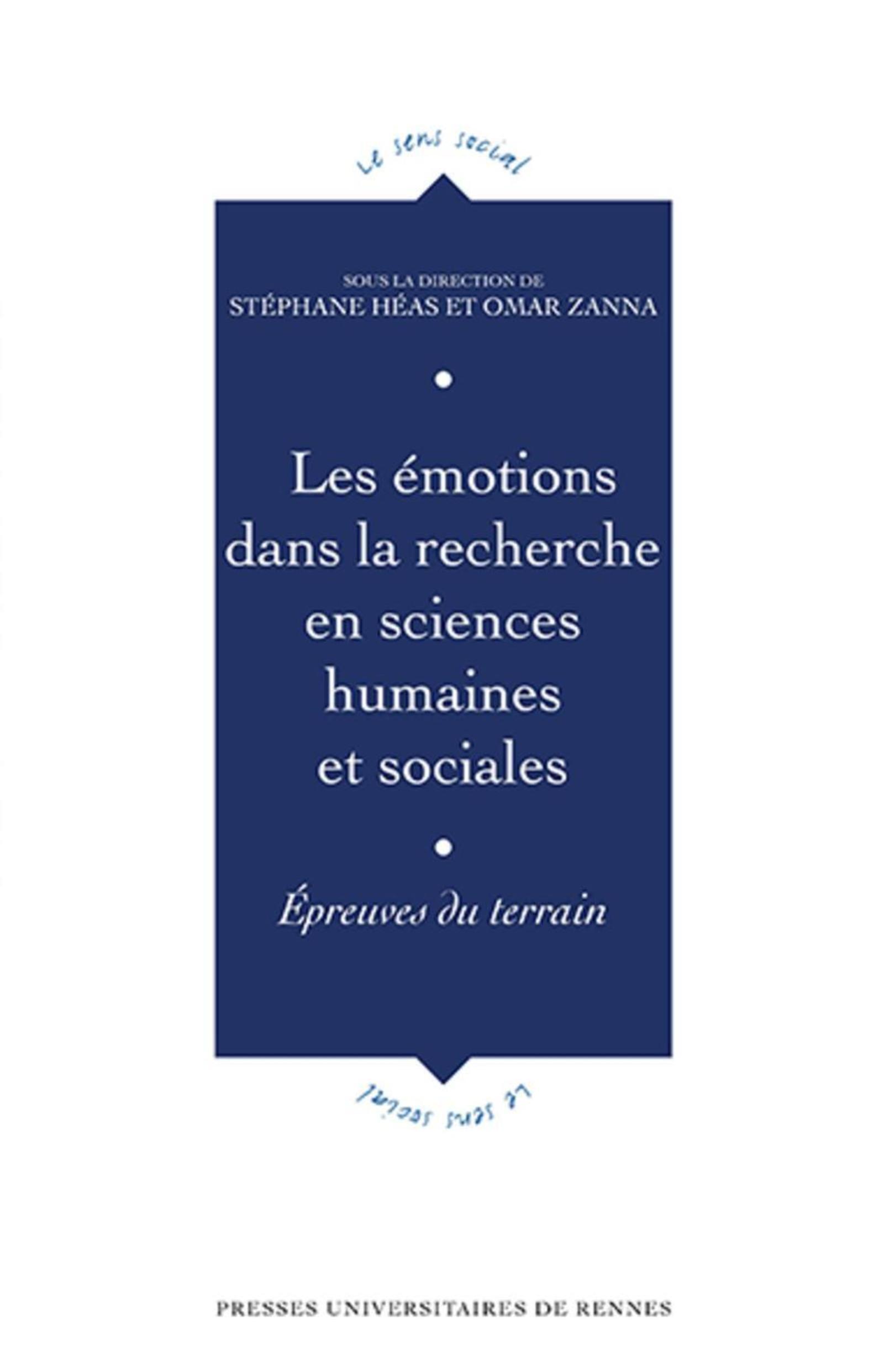 Les émotions dans la recherche en sciences humaines et sociales