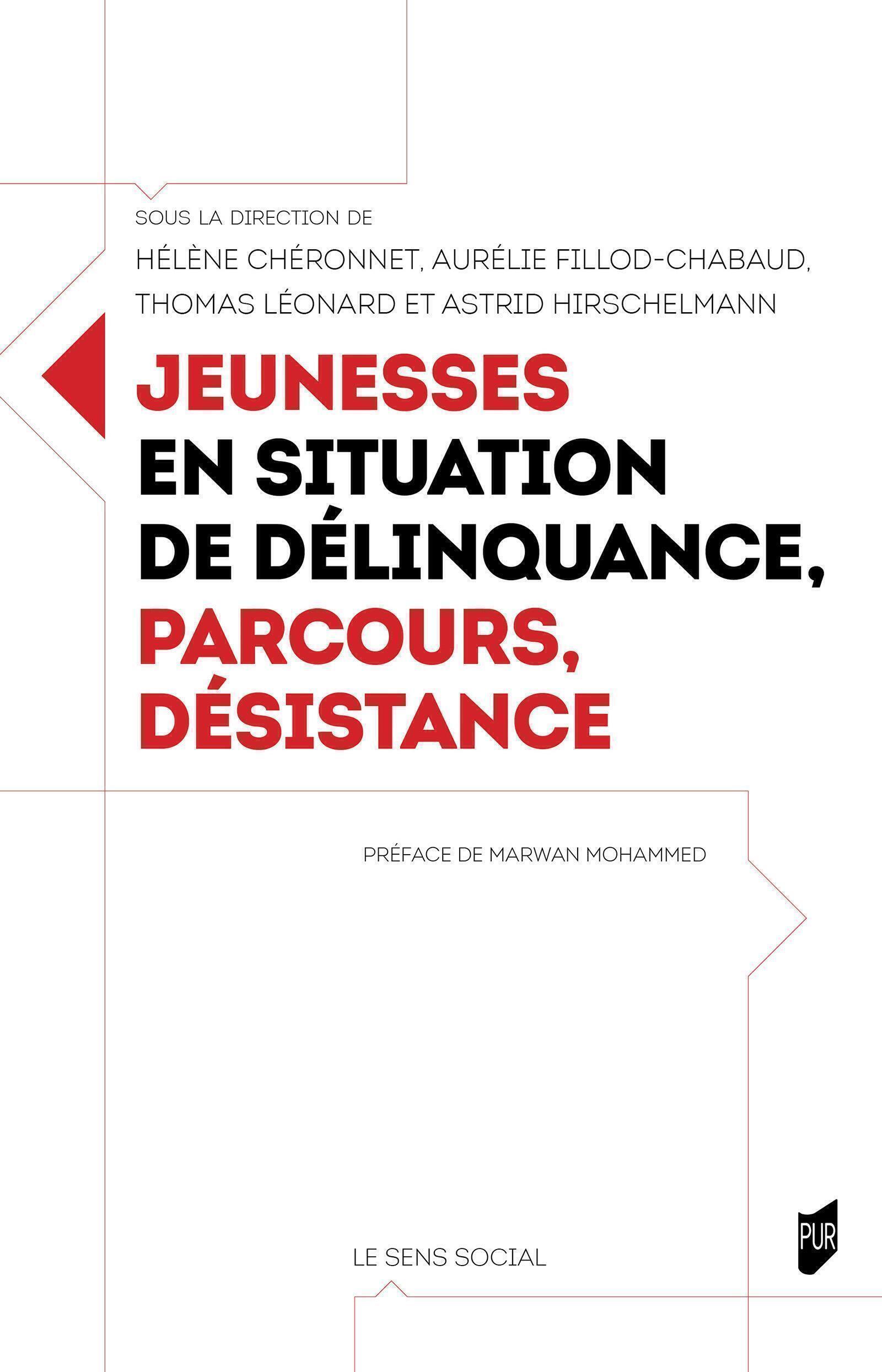 Jeunesses en situation de délinquance, parcours, désistance