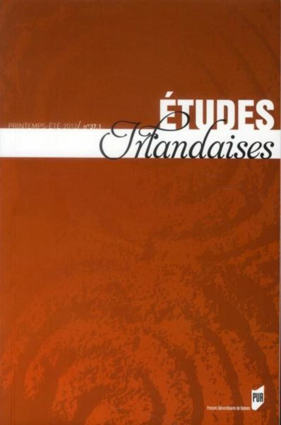 Etudes irlandaises 37 1