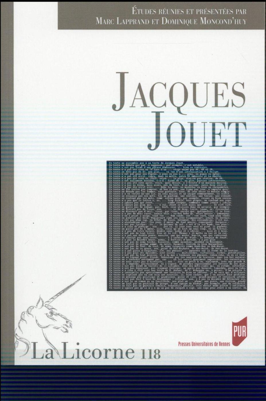 JACQUES JOUET
