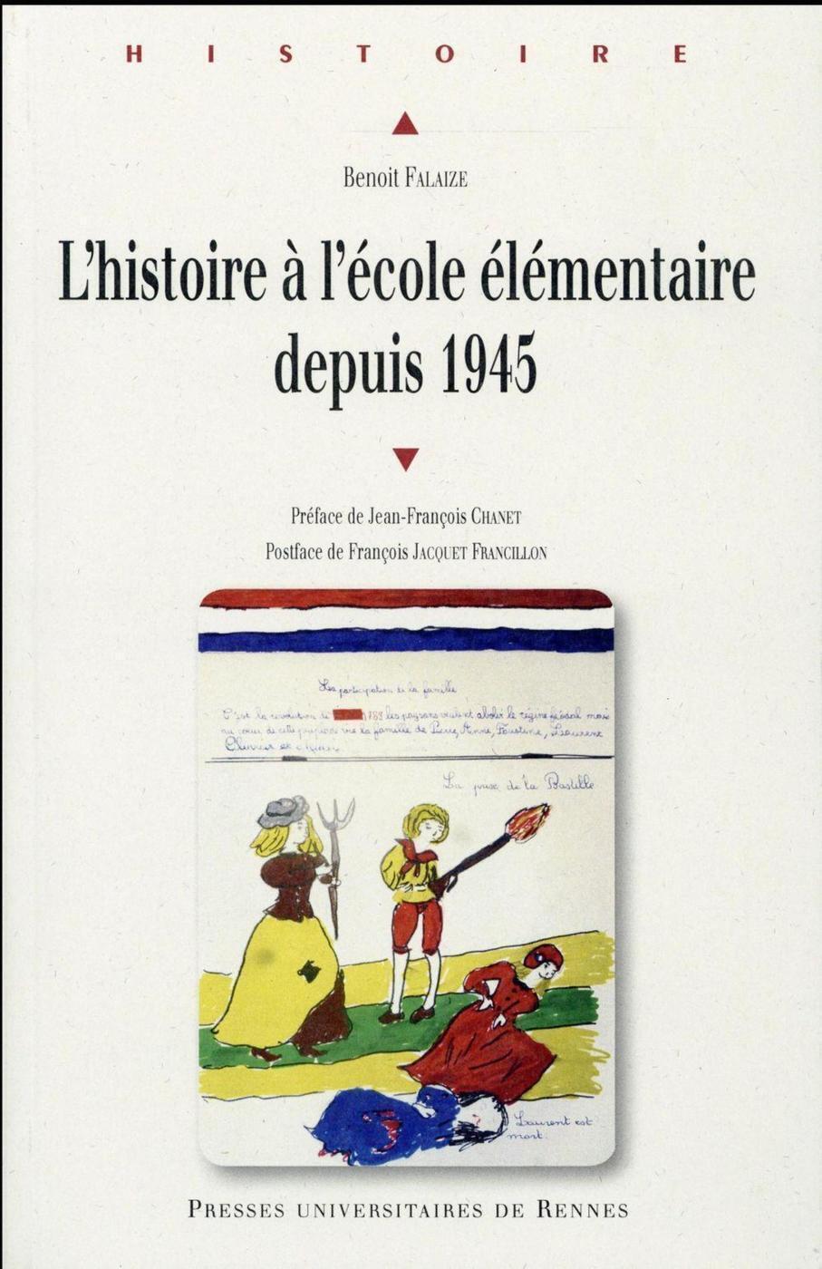 Histoire A L ECOLE ELEMENTAIRE DEPUIS 1945
