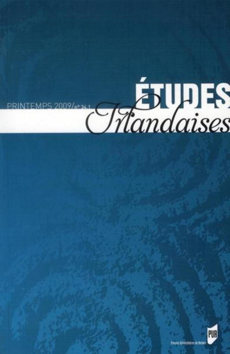 Etudes irlandaises 34 1