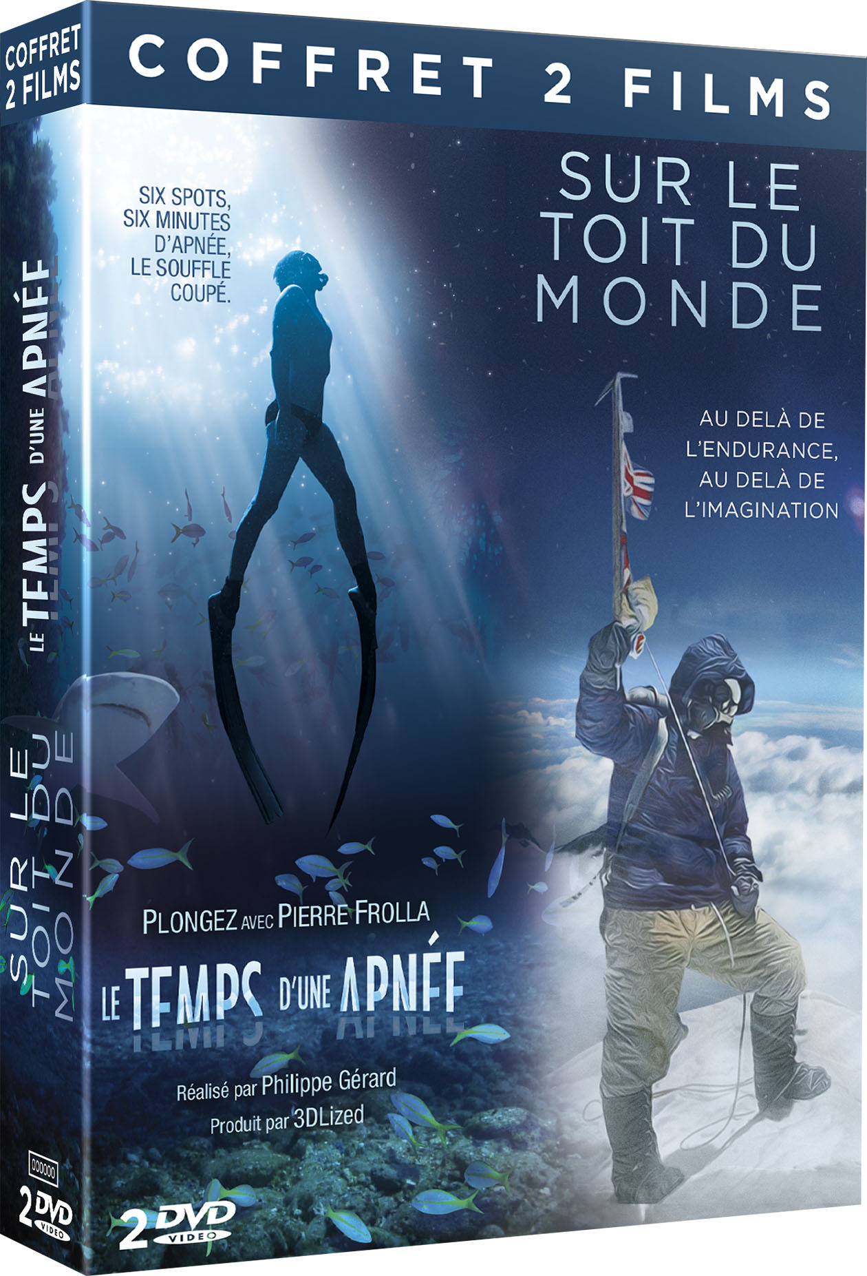 LE TEMPS D'UNE APNEE / SUR LE TOIT DU MONDE - COFFRET 2 DVD