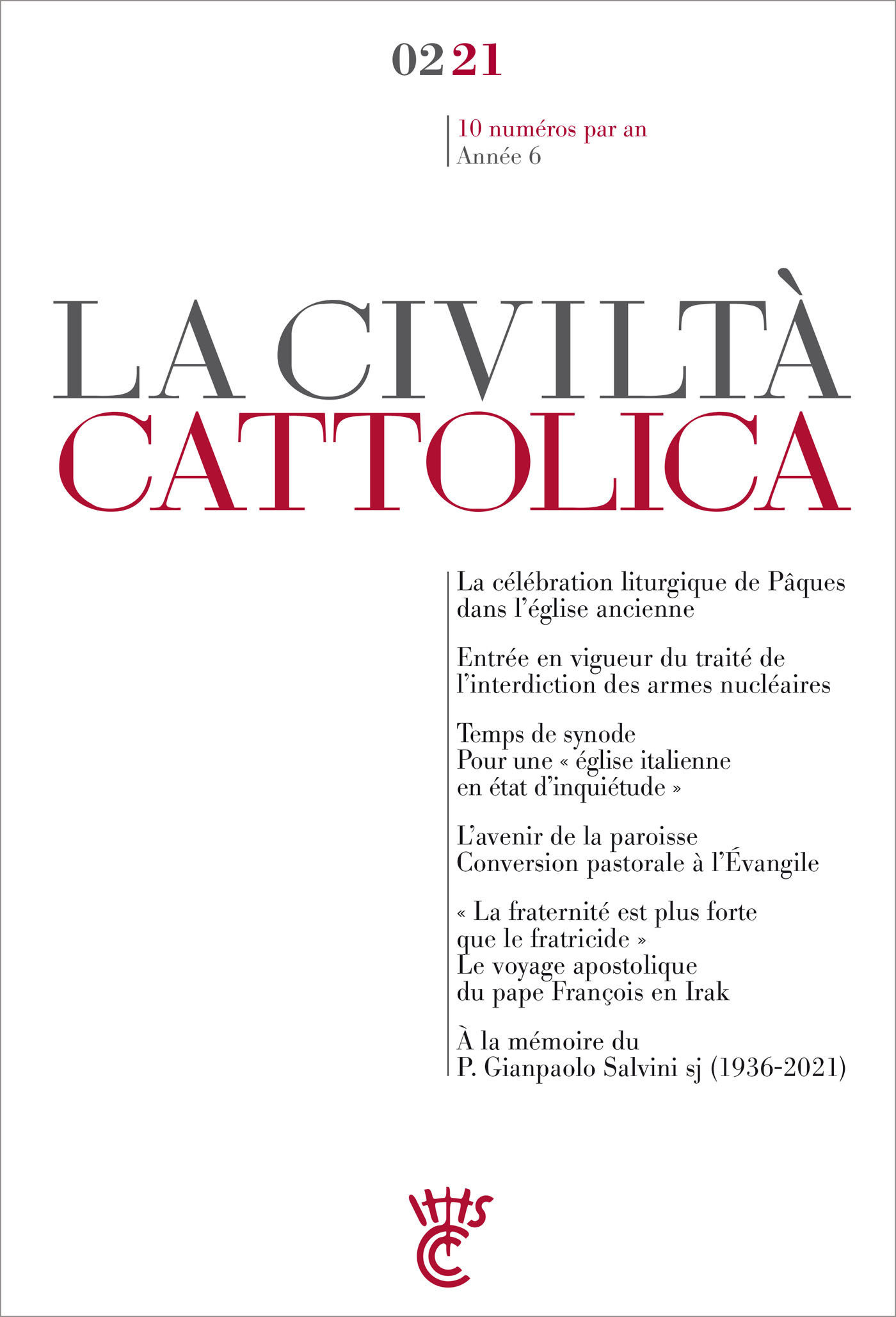 LA CIVILTA CATTOLICA 0221