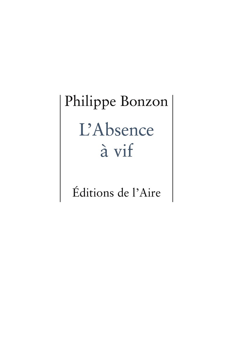 L'ABSENCE A VIF