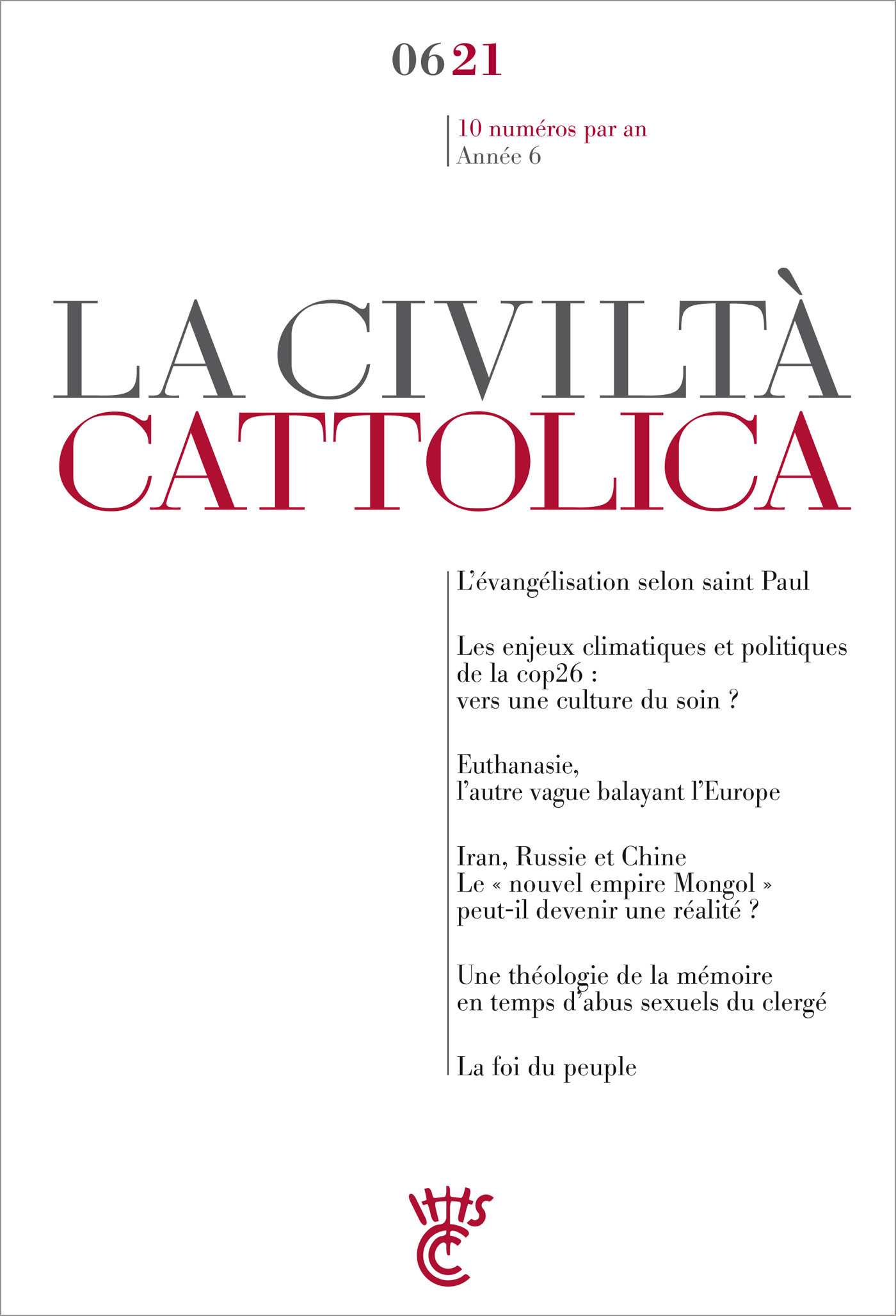 La Civilta Cattolica 0621