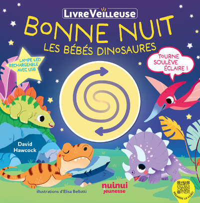 Bonne nuit les bébés dinosaures - Livre veilleuse