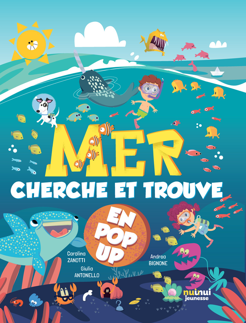 Mer - Cherche et trouve pop-up