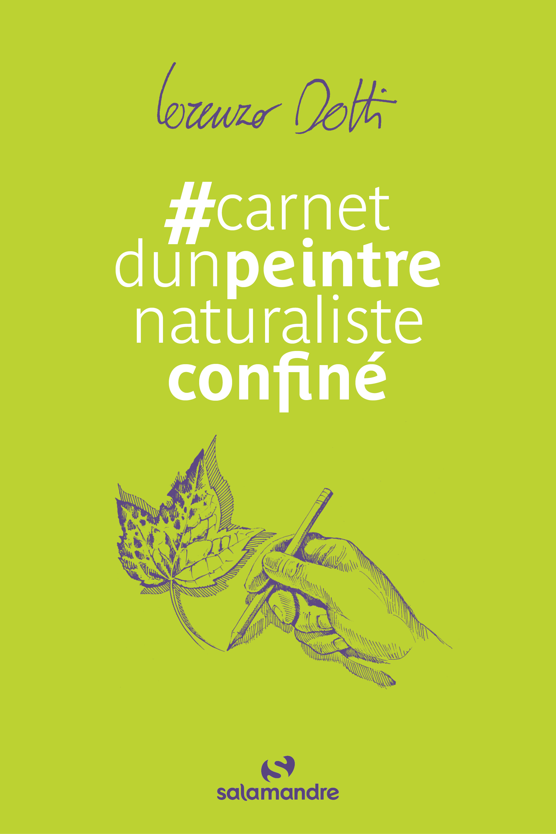 Carnet d'un peintre naturaliste confiné