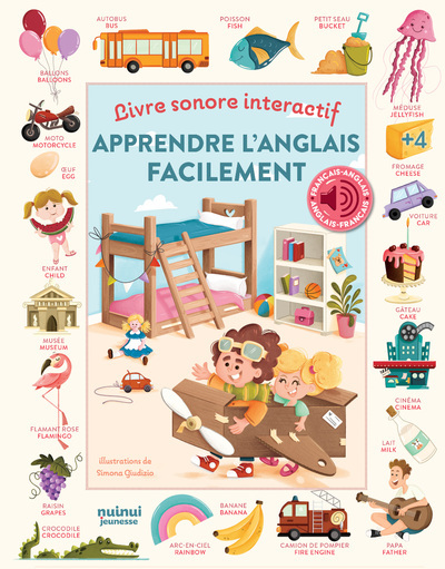 Apprendre l'anglais facilement - Livre sonore interactif