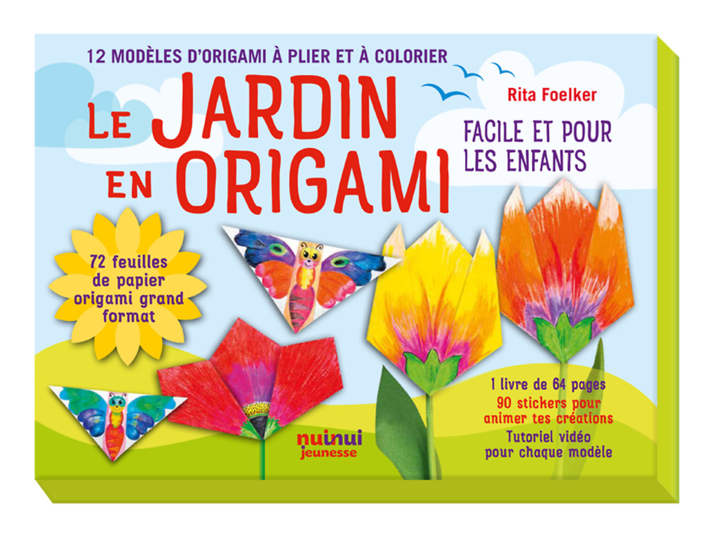 Le jardin en origami - Facile pour les enfants