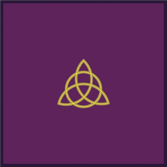 Tapis violet Triquetra