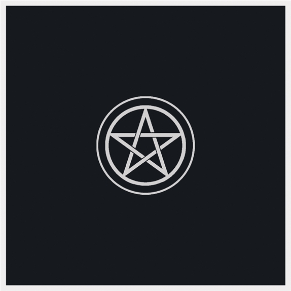 Tapis noir Pentacle