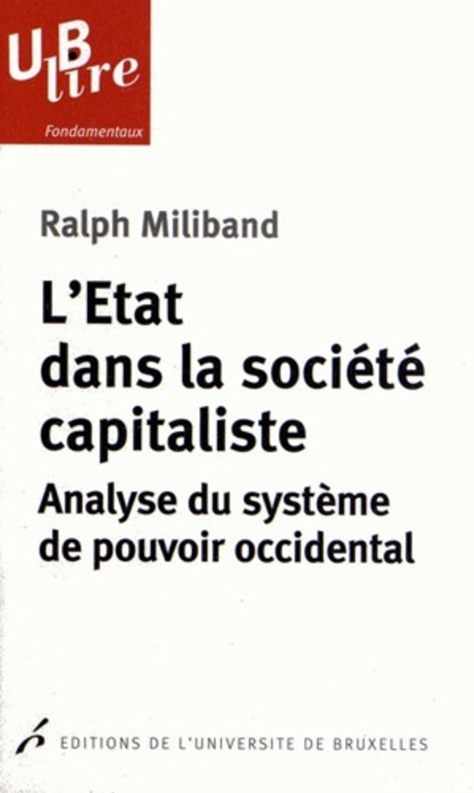 L'État dans la société capitaliste