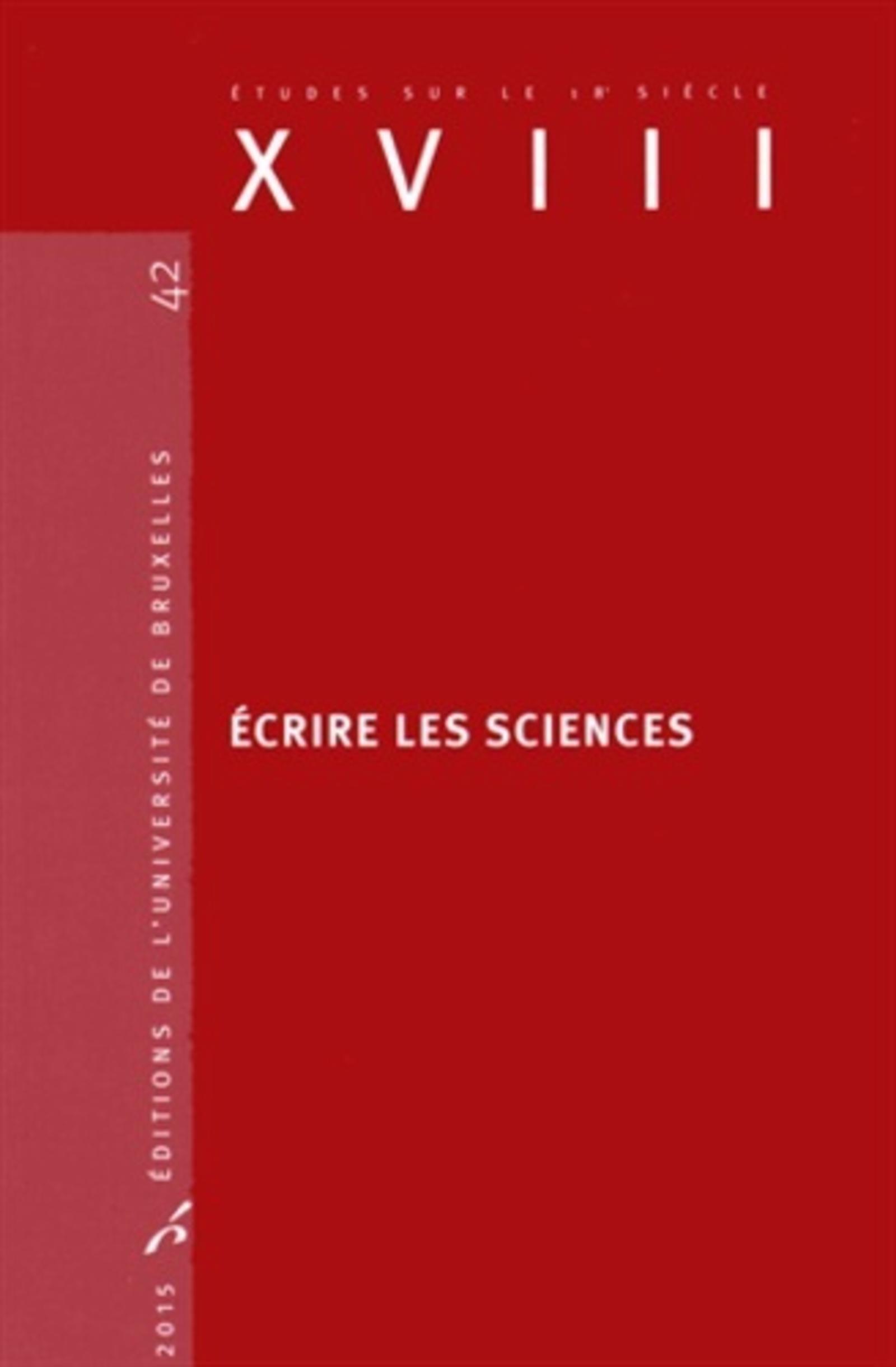 Écrire les sciences