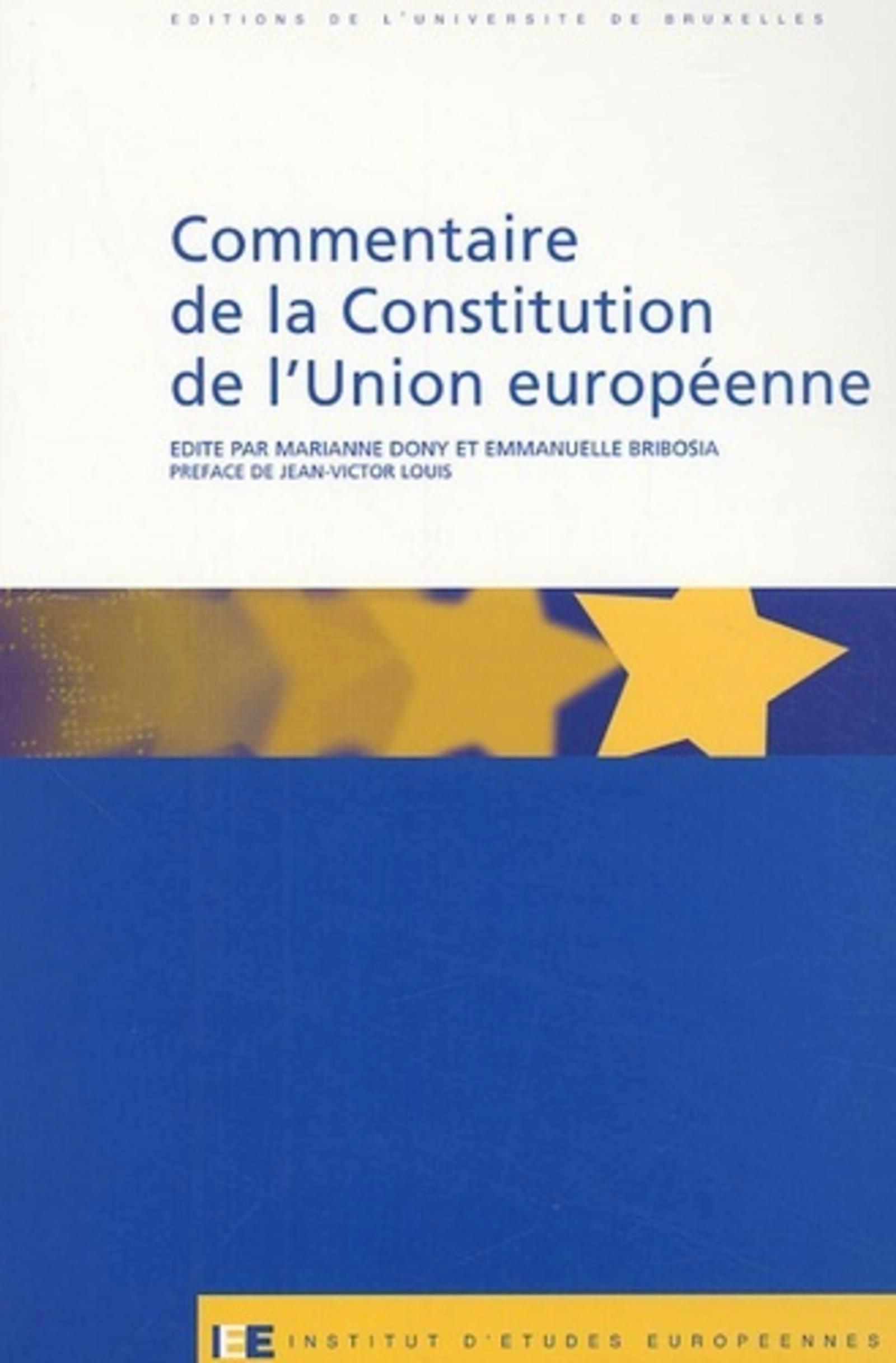 Commentaire de la Constitution de l'Union européenne