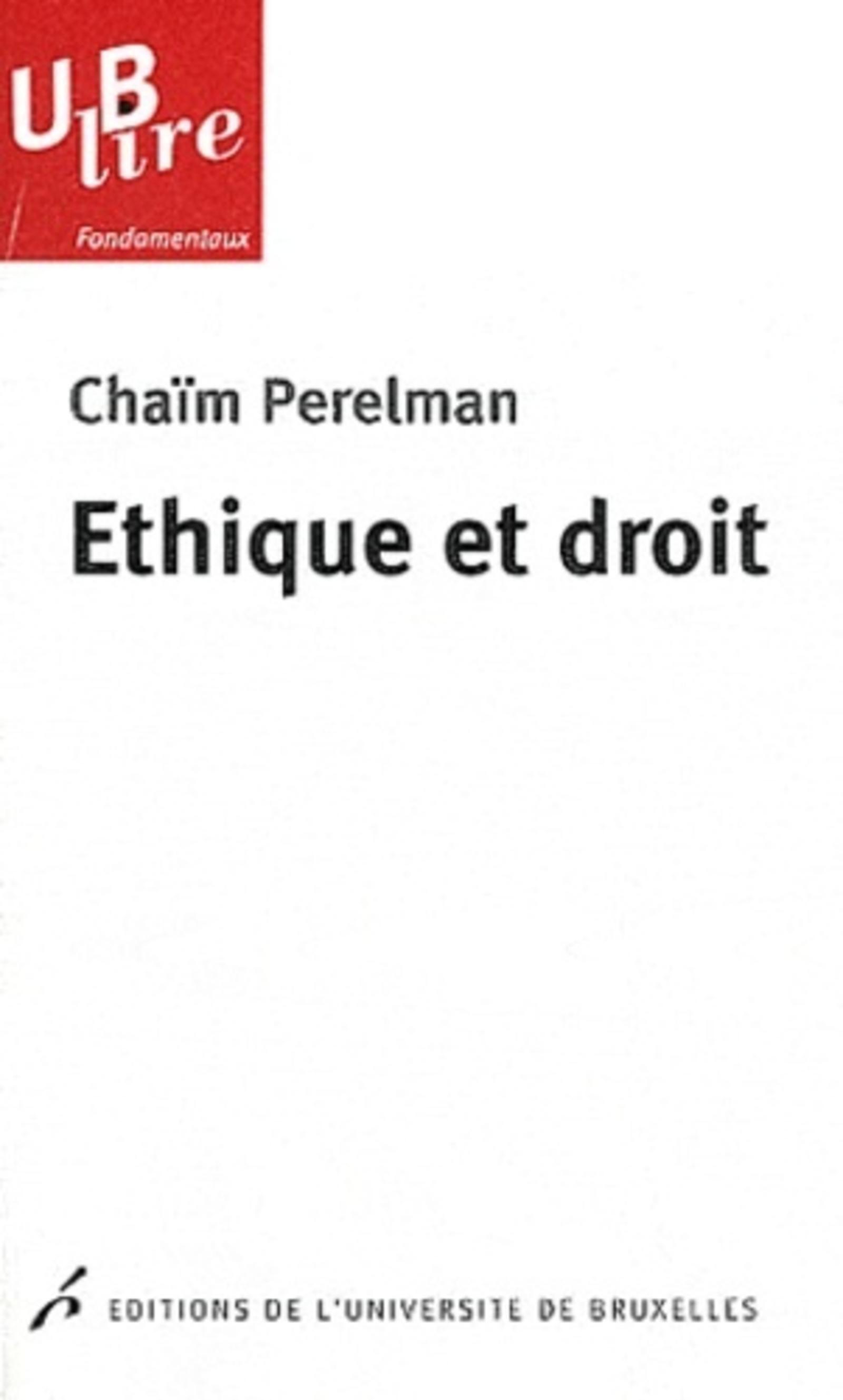 Éthique et droit