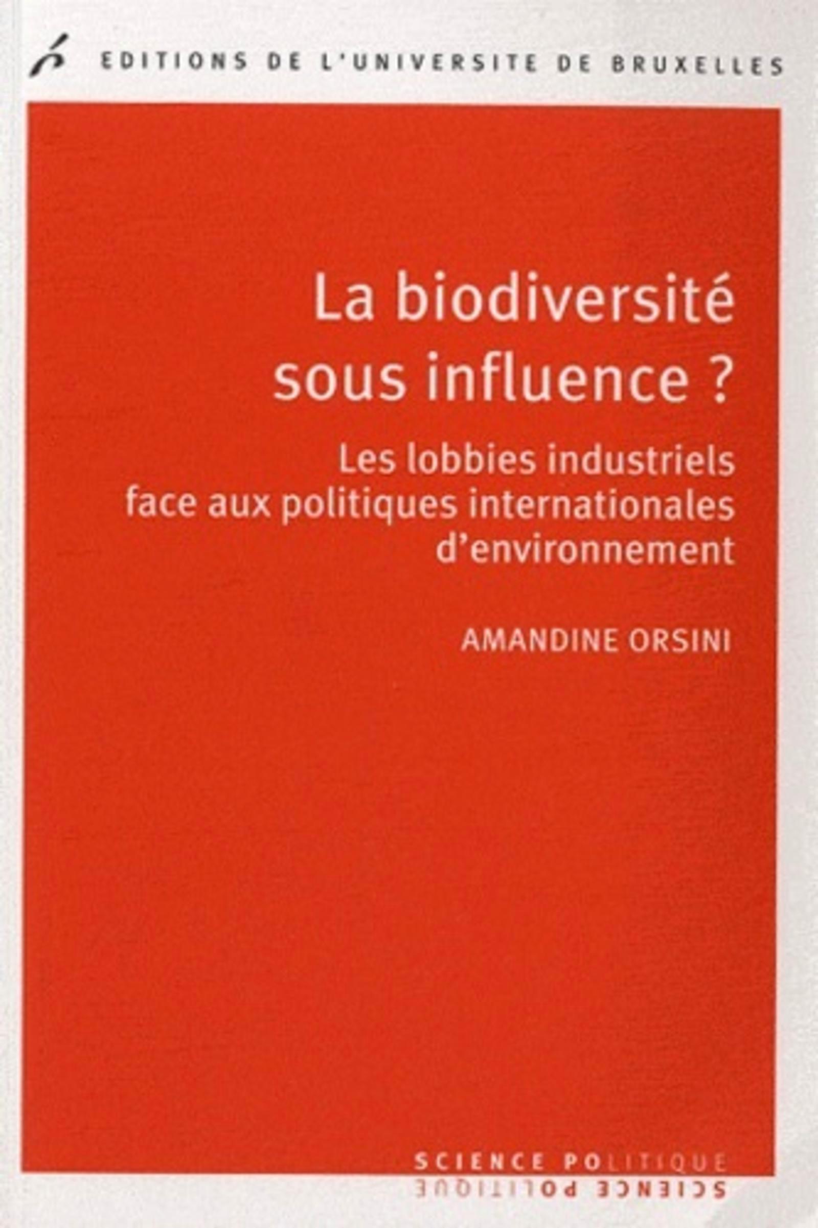 La biodiversité sous influence ?
