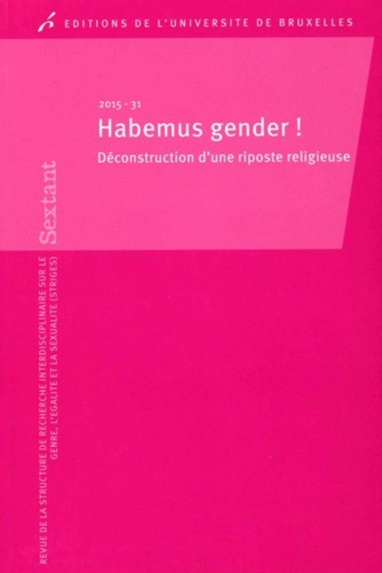 Habemus gender !