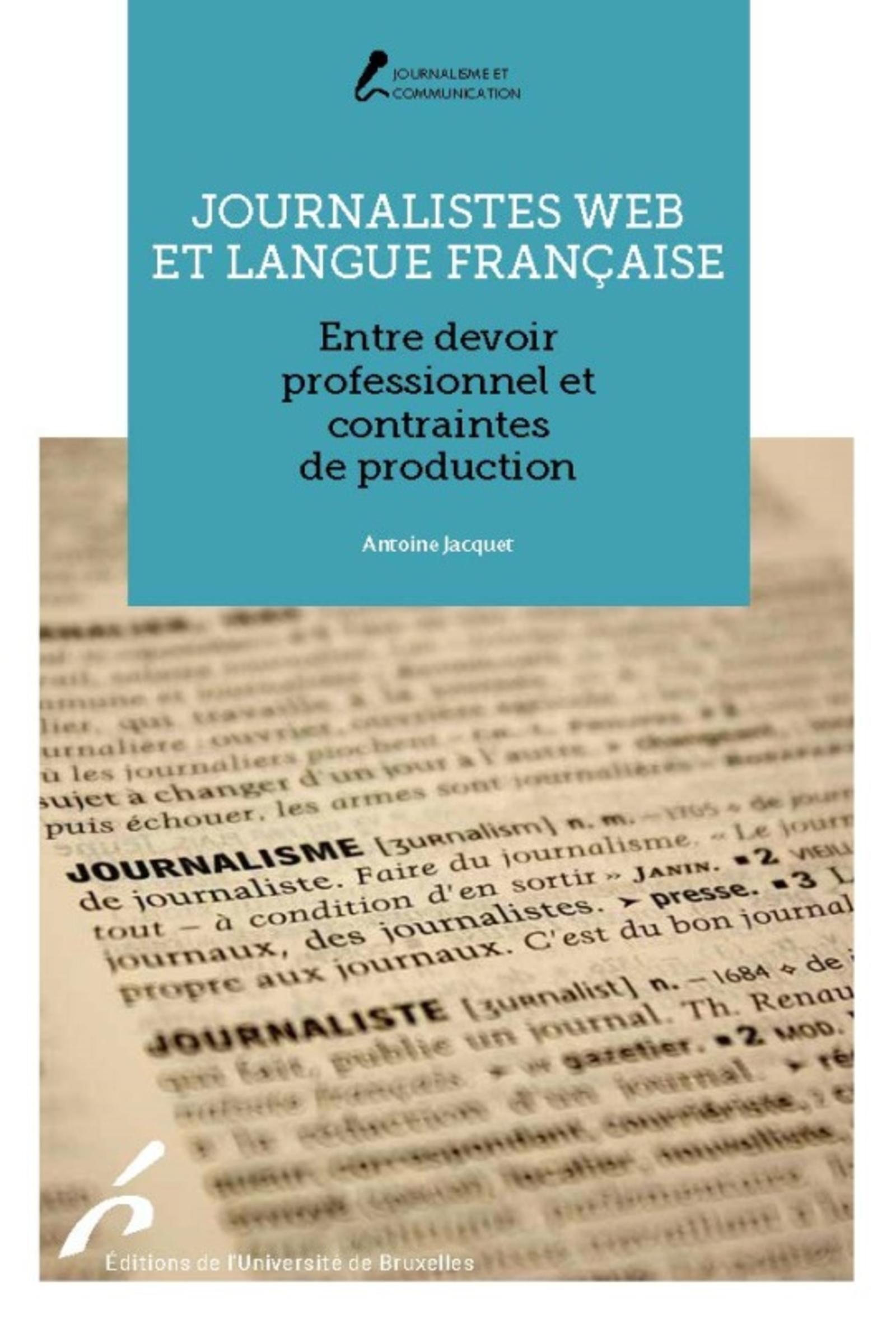 Journalistes web et langue française