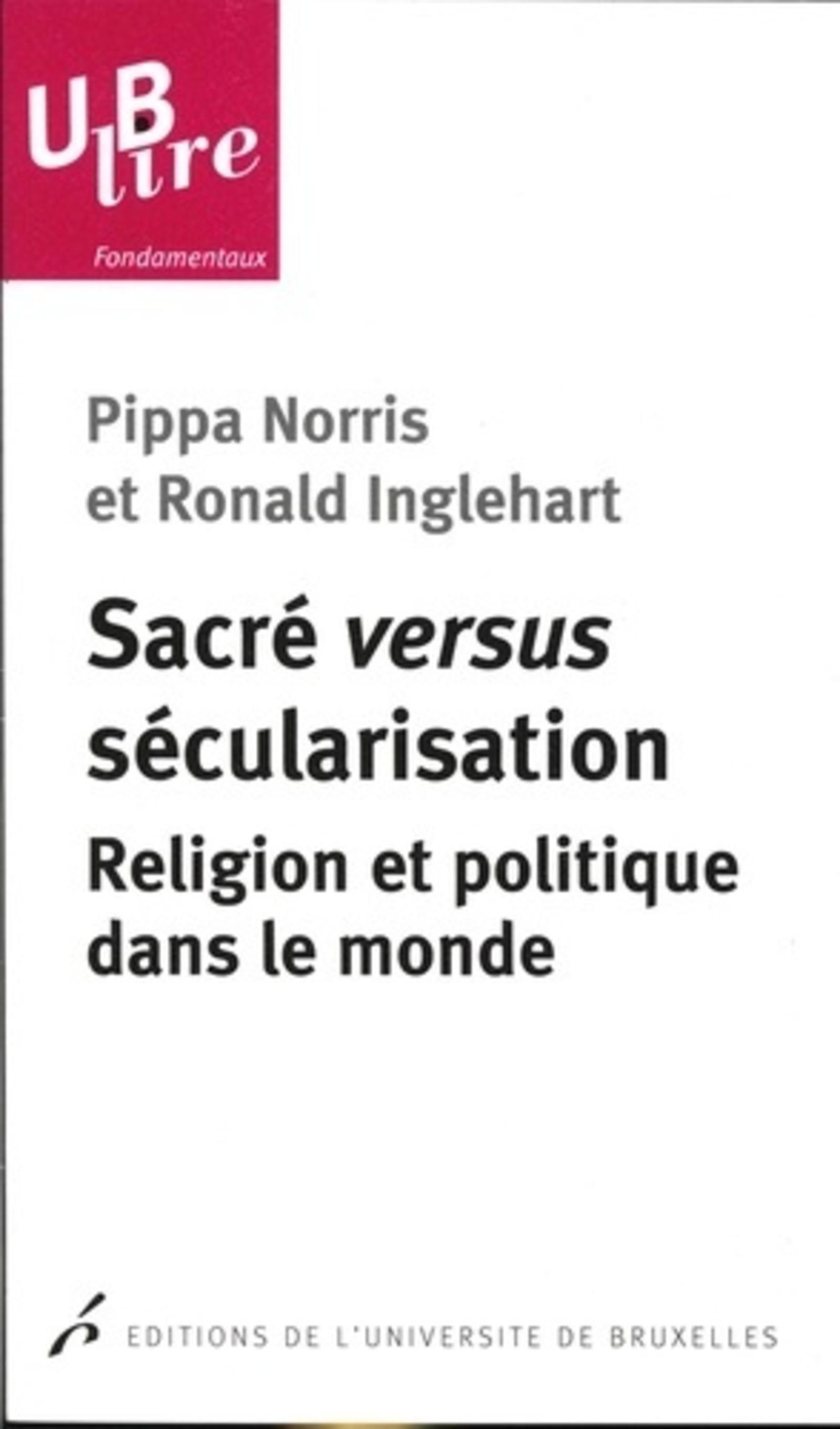 Sacré <i>versus</i> sécularisation