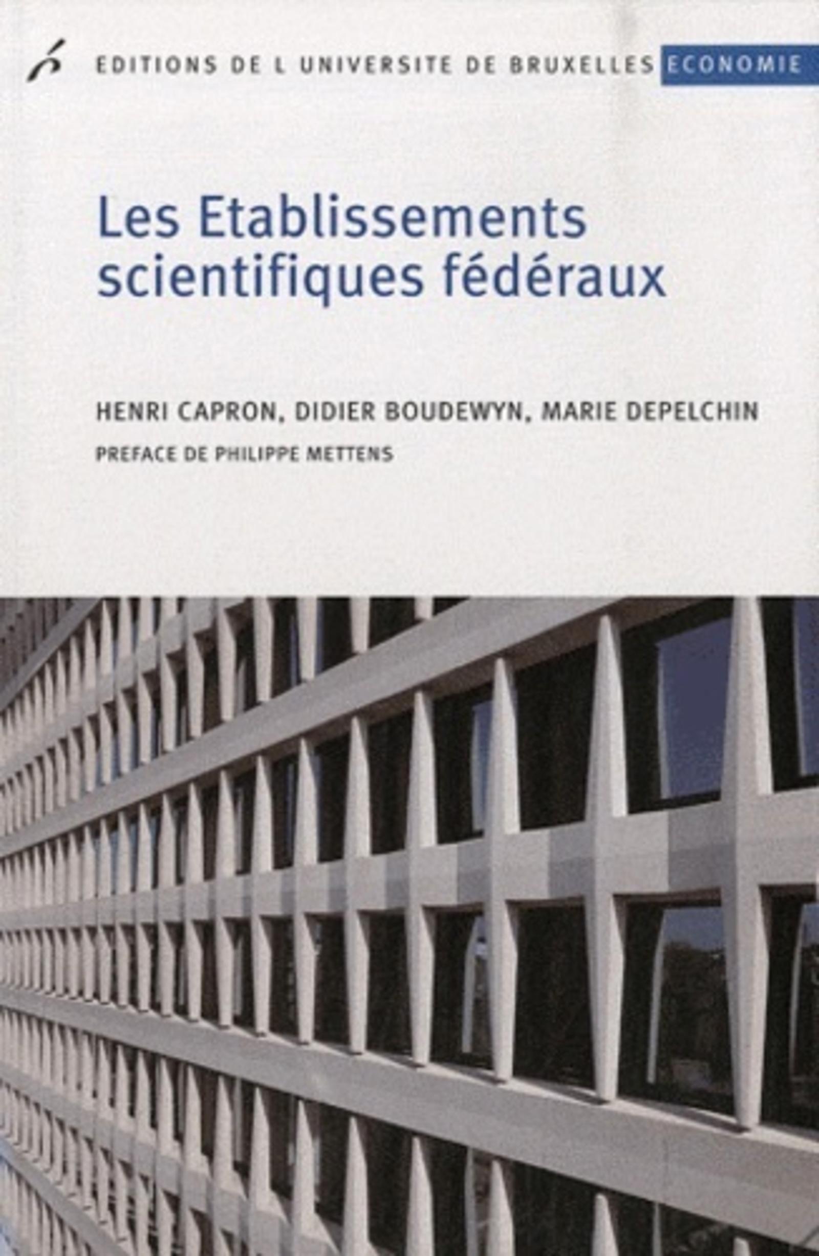 Les Établissements scientifiques fédéraux
