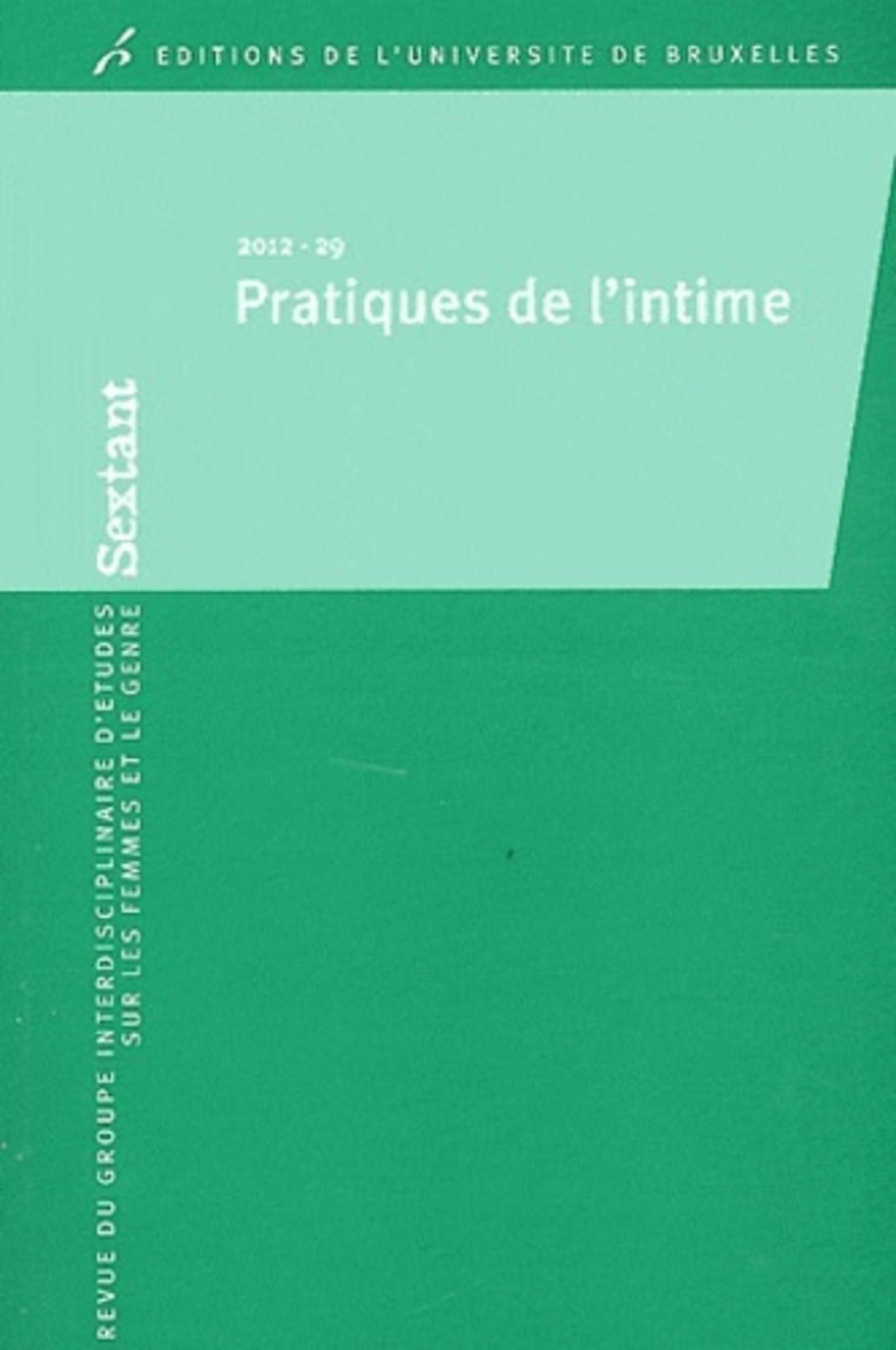 Pratiques de l'intime