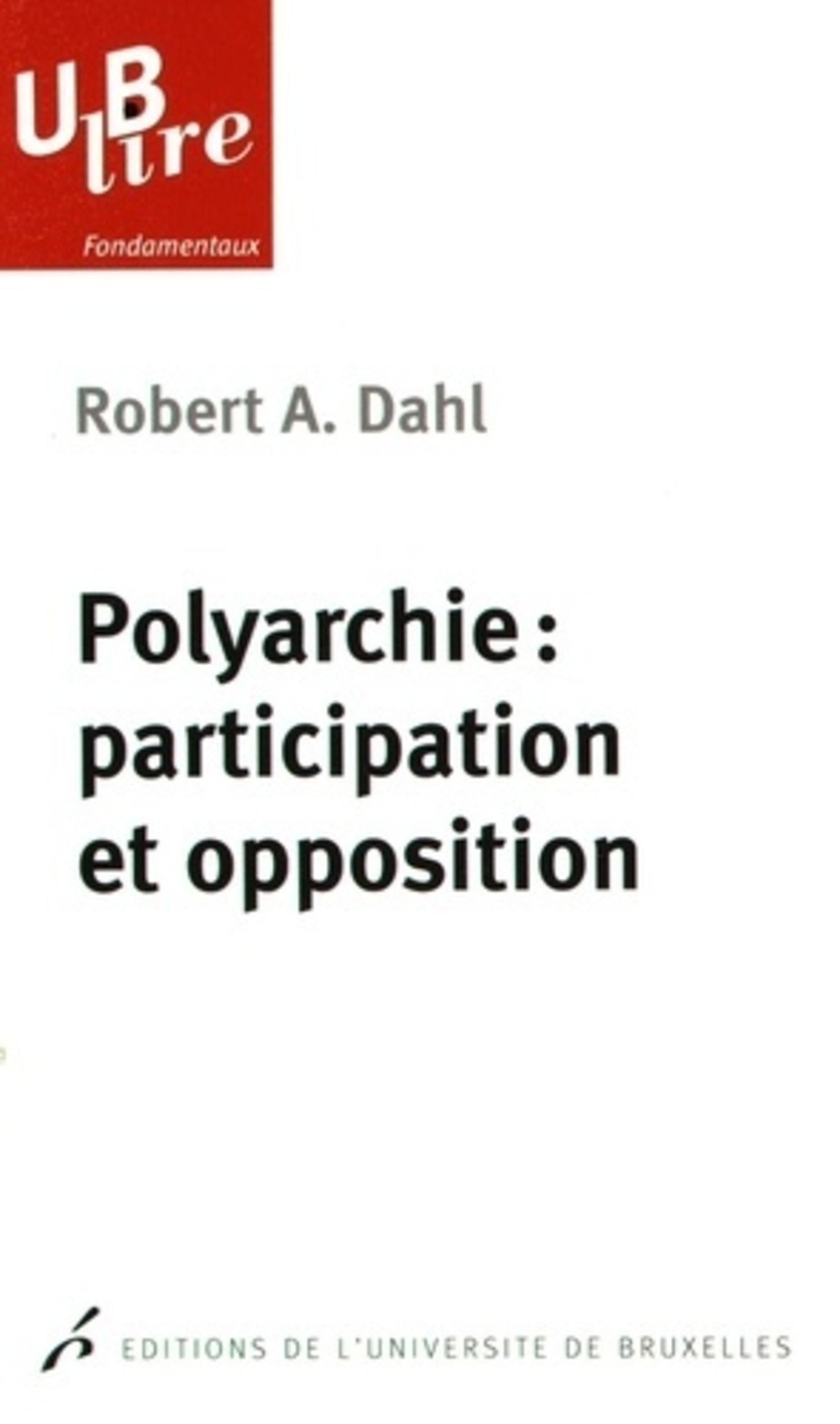 Polyarchie: participation et opposition