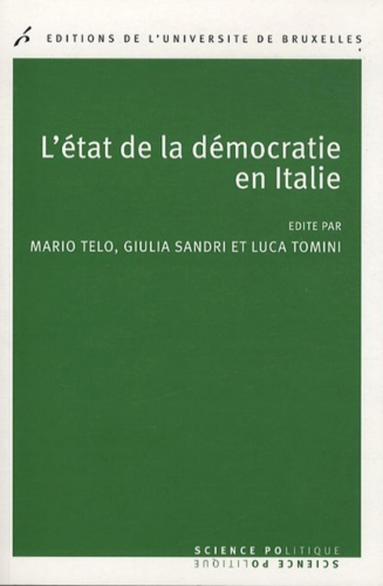 L'État et la démocratie en Italie