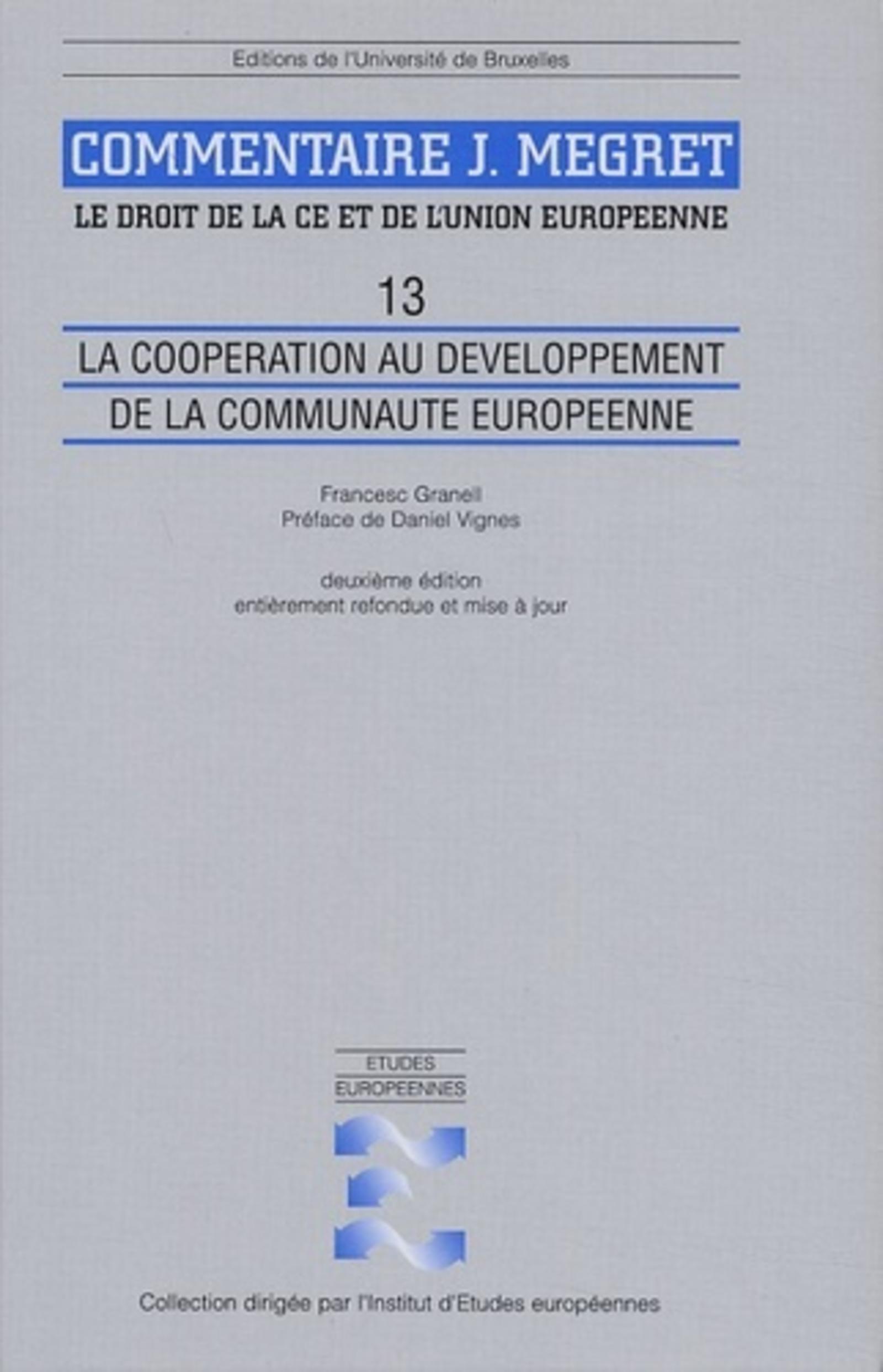 La coopération au développement de la Communauté européenne