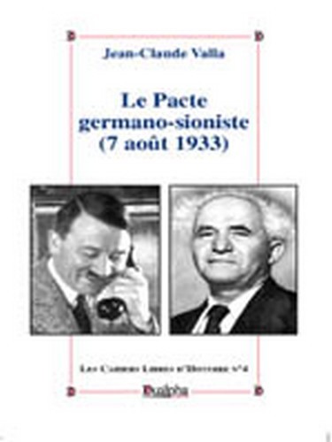 Le Pacte germano-sioniste (7 août 1933)