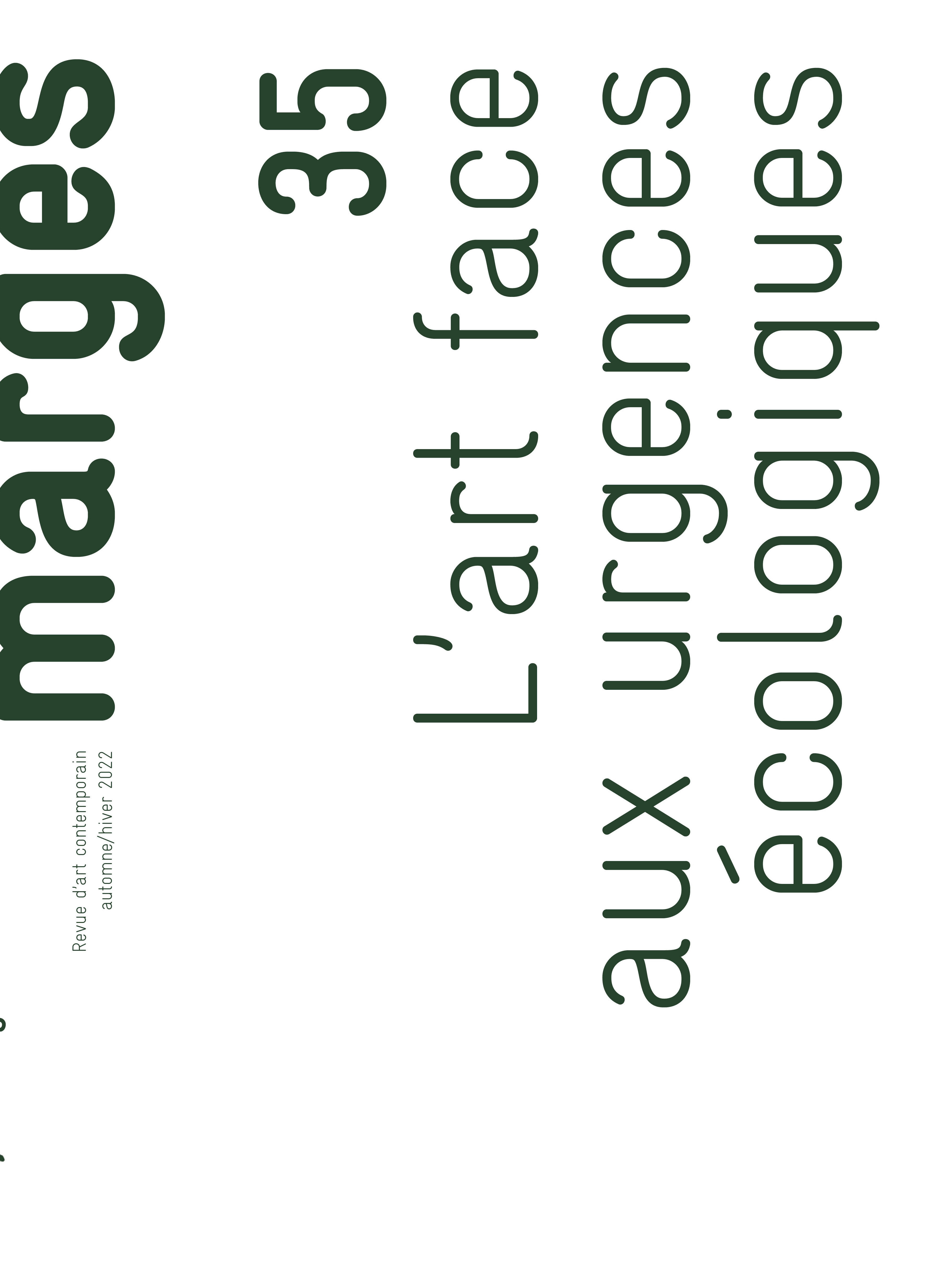 L’art face aux urgences écologiques 