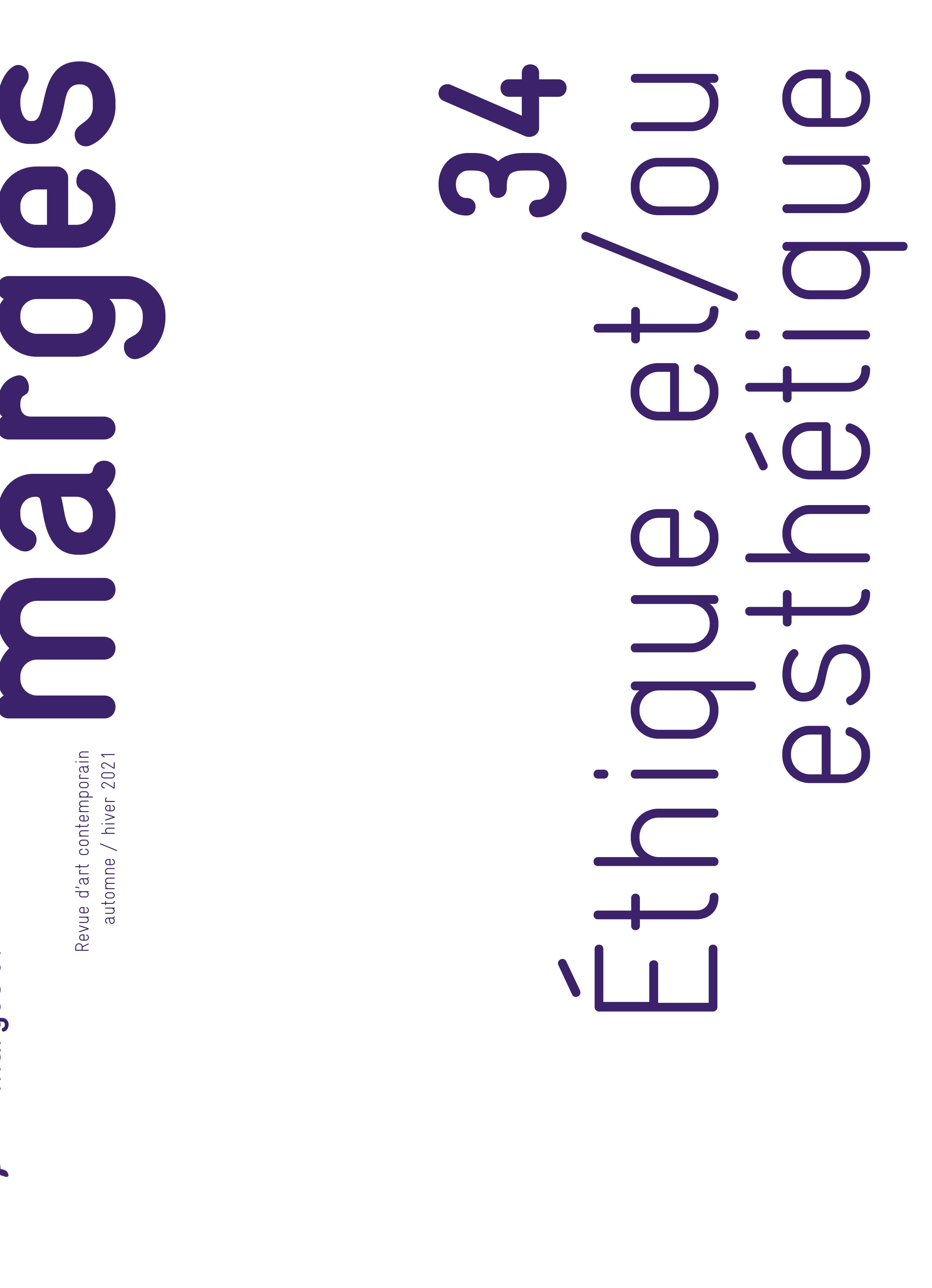 Ethique et/ou esthétique