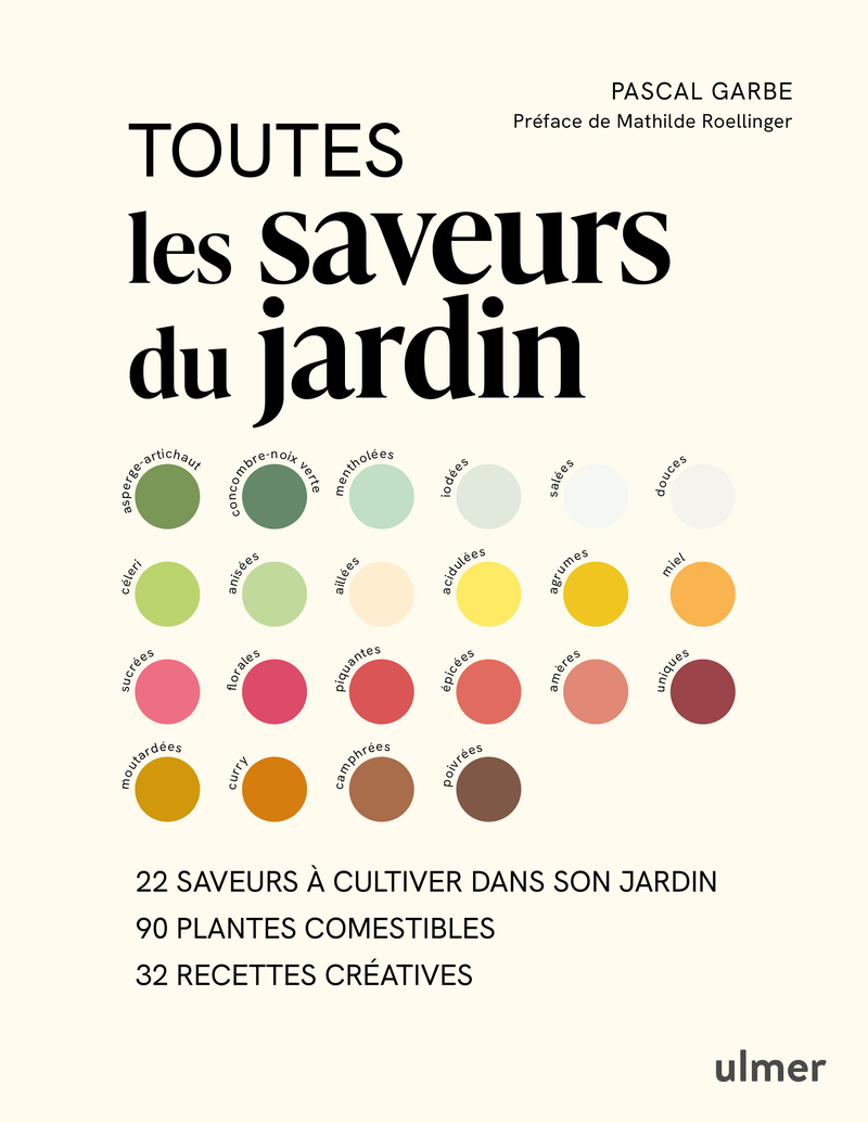 Toutes les saveurs du jardin - 22 saveurs à cultiver dans son jardin - 90 plantes comestibles - 32 recettes créatives