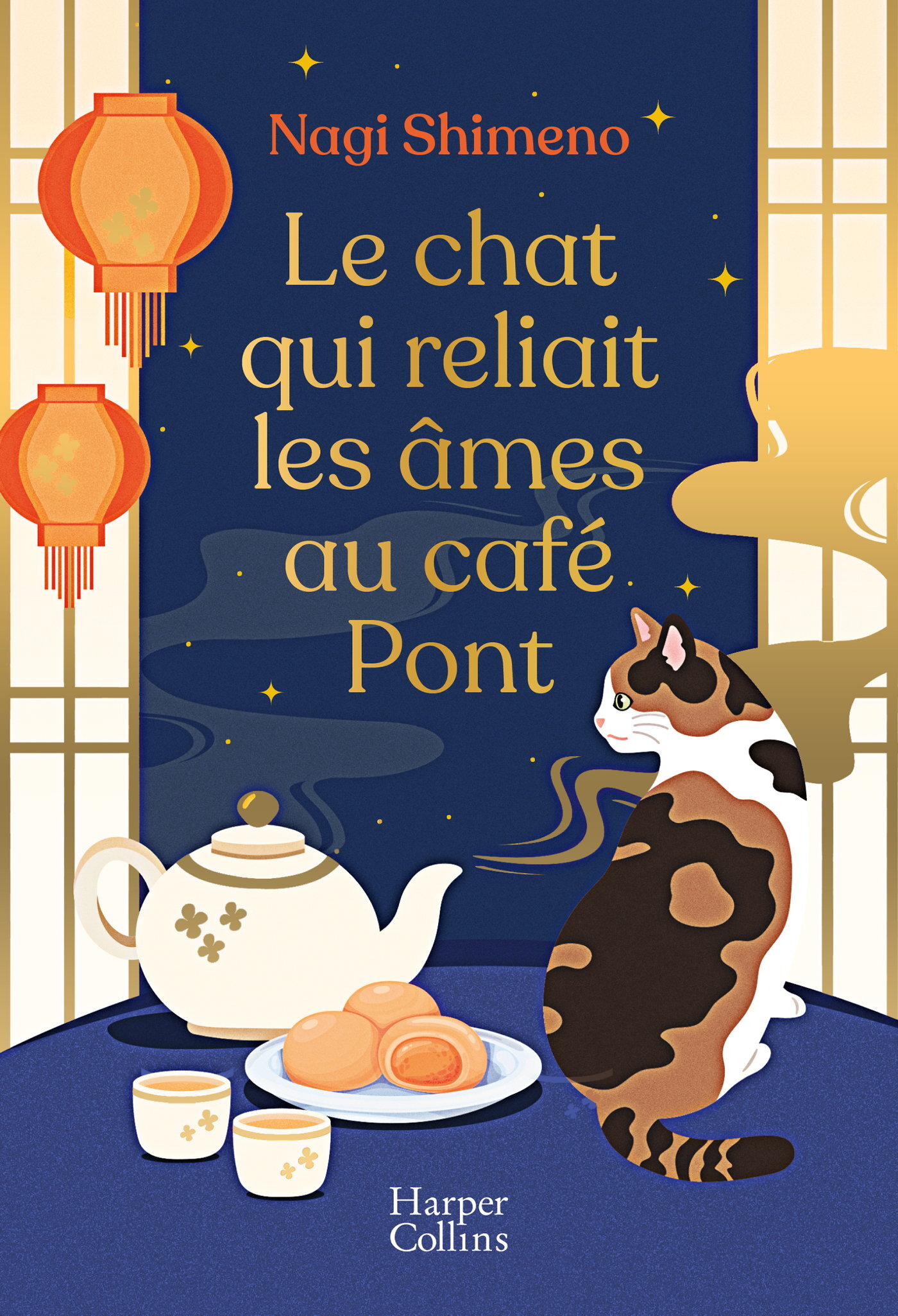 Le chat qui reliait les âmes au café Pont