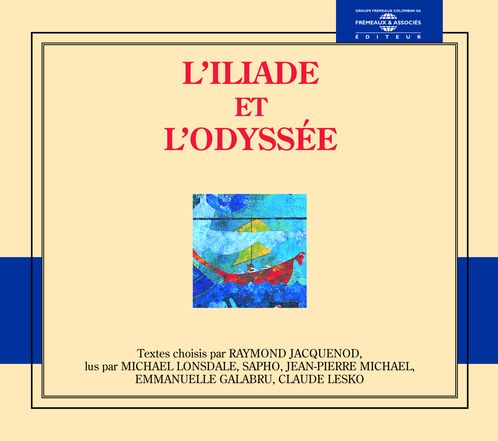L'ILIADE ET L ODYSSEE PAR SAPHO MICHAEL LONSDALE