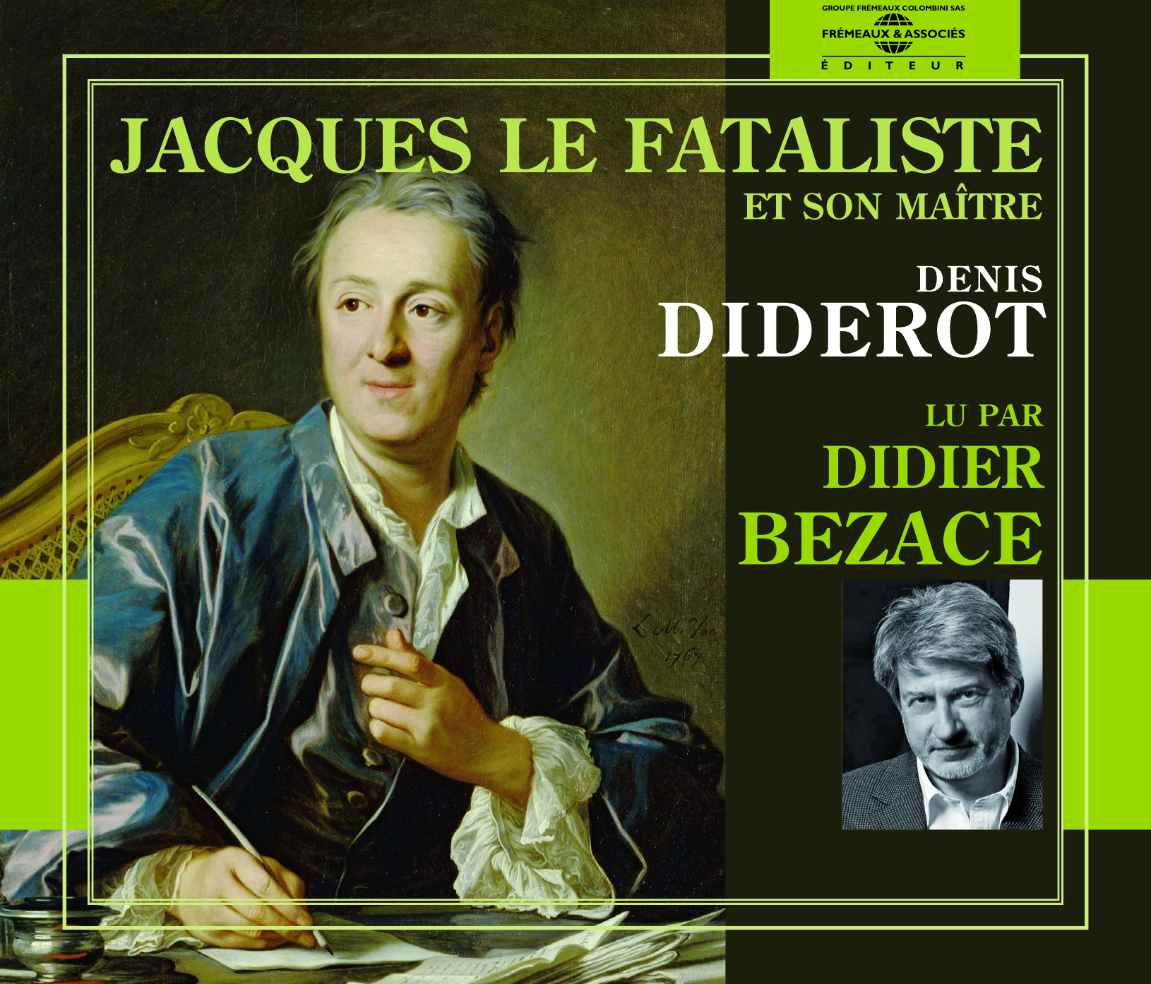 JACQUES LE FATALISTE LU PAR DIDIER BEZACE EN TROIS CD