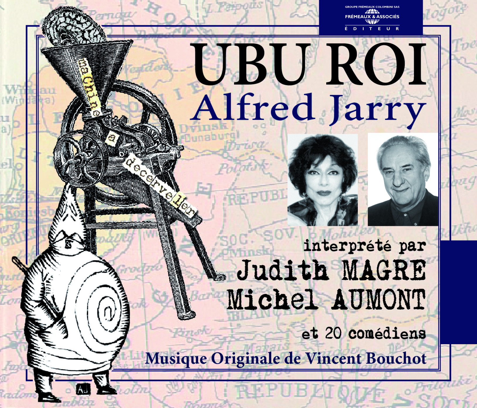 UBU ROI LU PAR JUDITH MAGRE MICHEL AUMONT ET 20 COMEDIENS