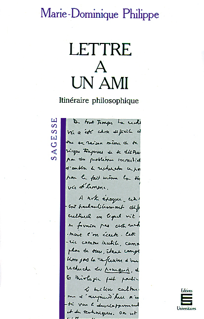 LETTRE A UN AMI