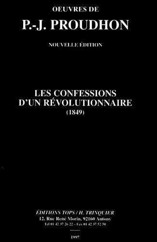 Confessions d'un révolutionnaire (NED)