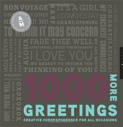 1000 More Greetings /anglais
