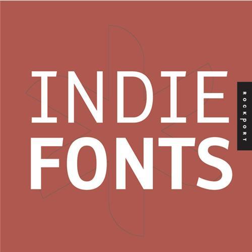 Indie Fonts 1 + CD ROM (Paperback) /anglais