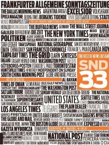 The Best of News Design 33 /anglais