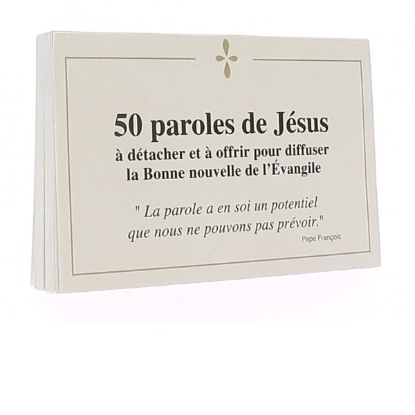 50 paroles de Jésus à détacher et à offrir pour diffuser la Bonne nouvelle de l’Évangile