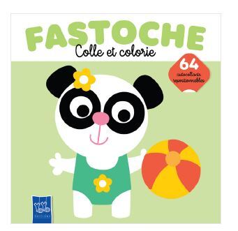 Le panda / colle et colorie