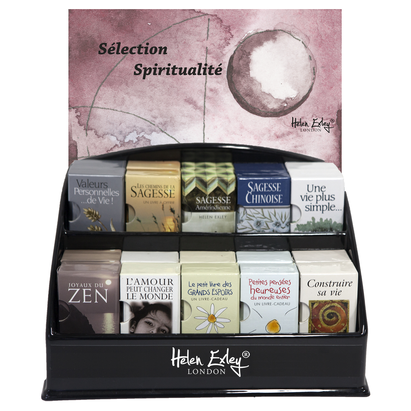 presentoir minibox spiritualite 18+2 volumes 2017