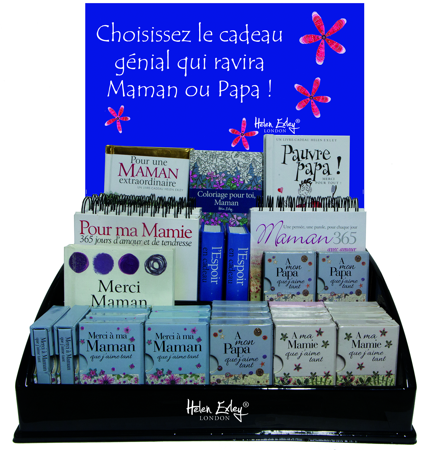 presentoir fetes meres peres 41+3 volumes 2017