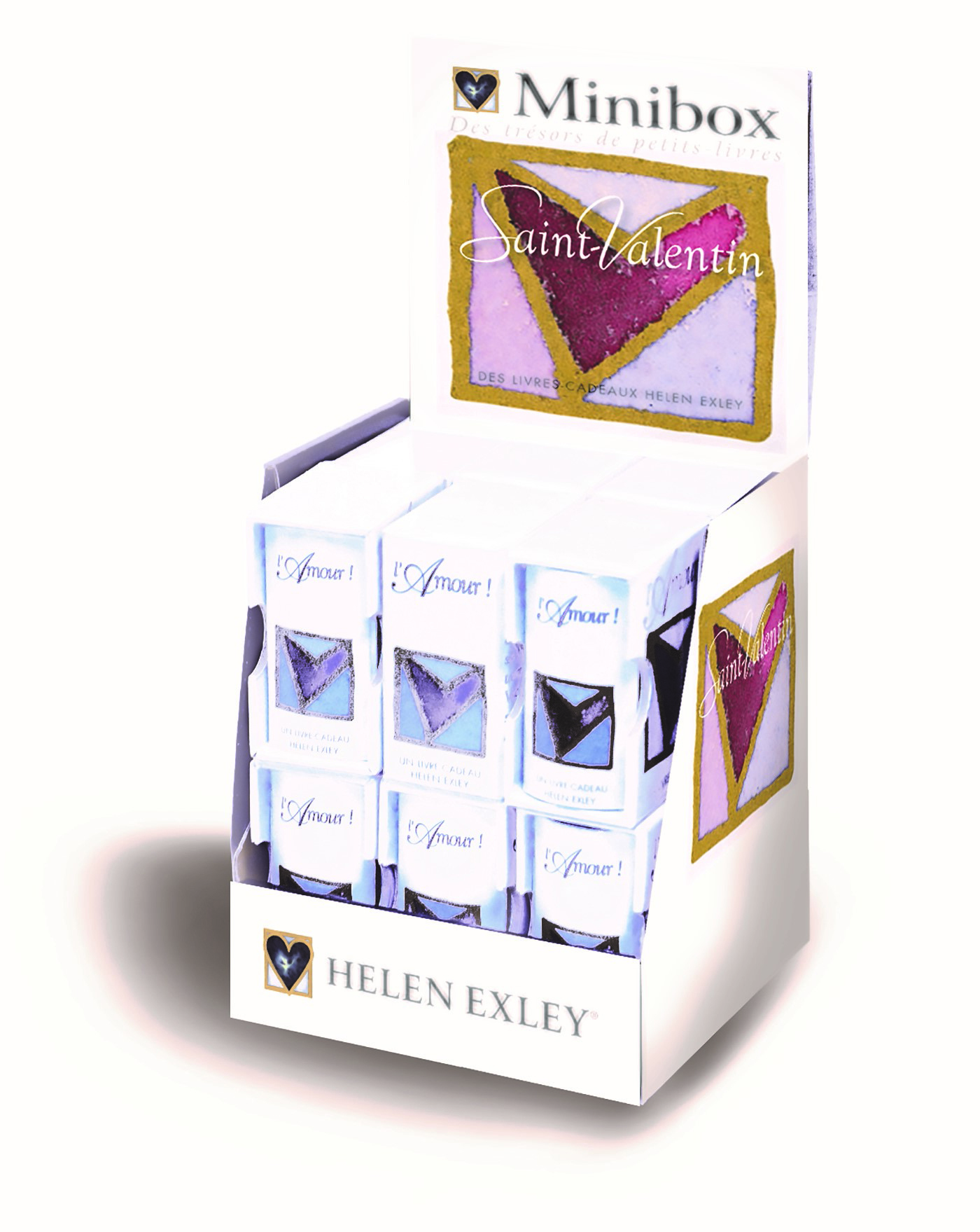 presentoir de comptoir minibox l'amour 11+1 ex